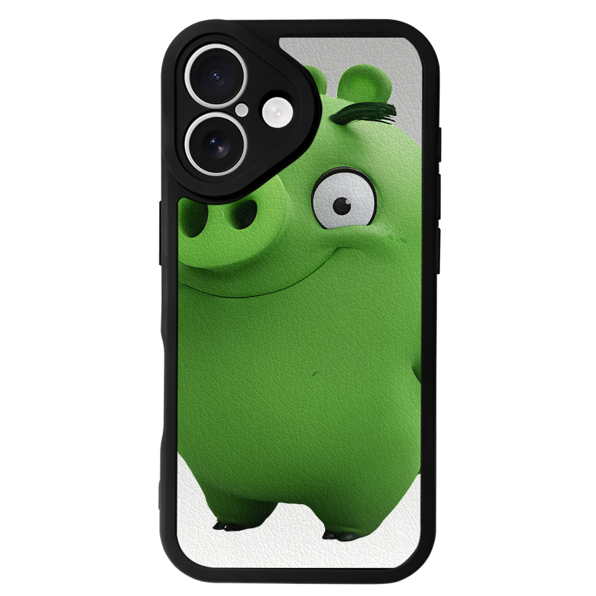 （画像用） Angry Birds アングリーバード 【iPhone 16シリーズ対応】シリコンスマホケース（レザー調） 材質：シリコン